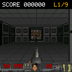 The Outpost with an armed guard in the first room