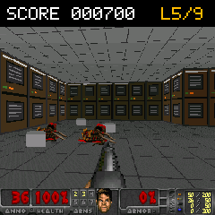 Shotgun combat in Switchback