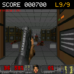 Shotgun combat in Last Transmission