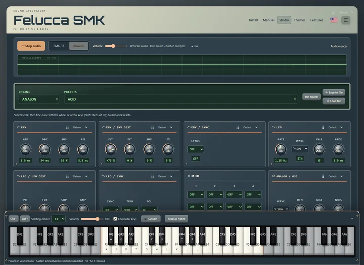Felucca SMK Studio in the Space Mission theme