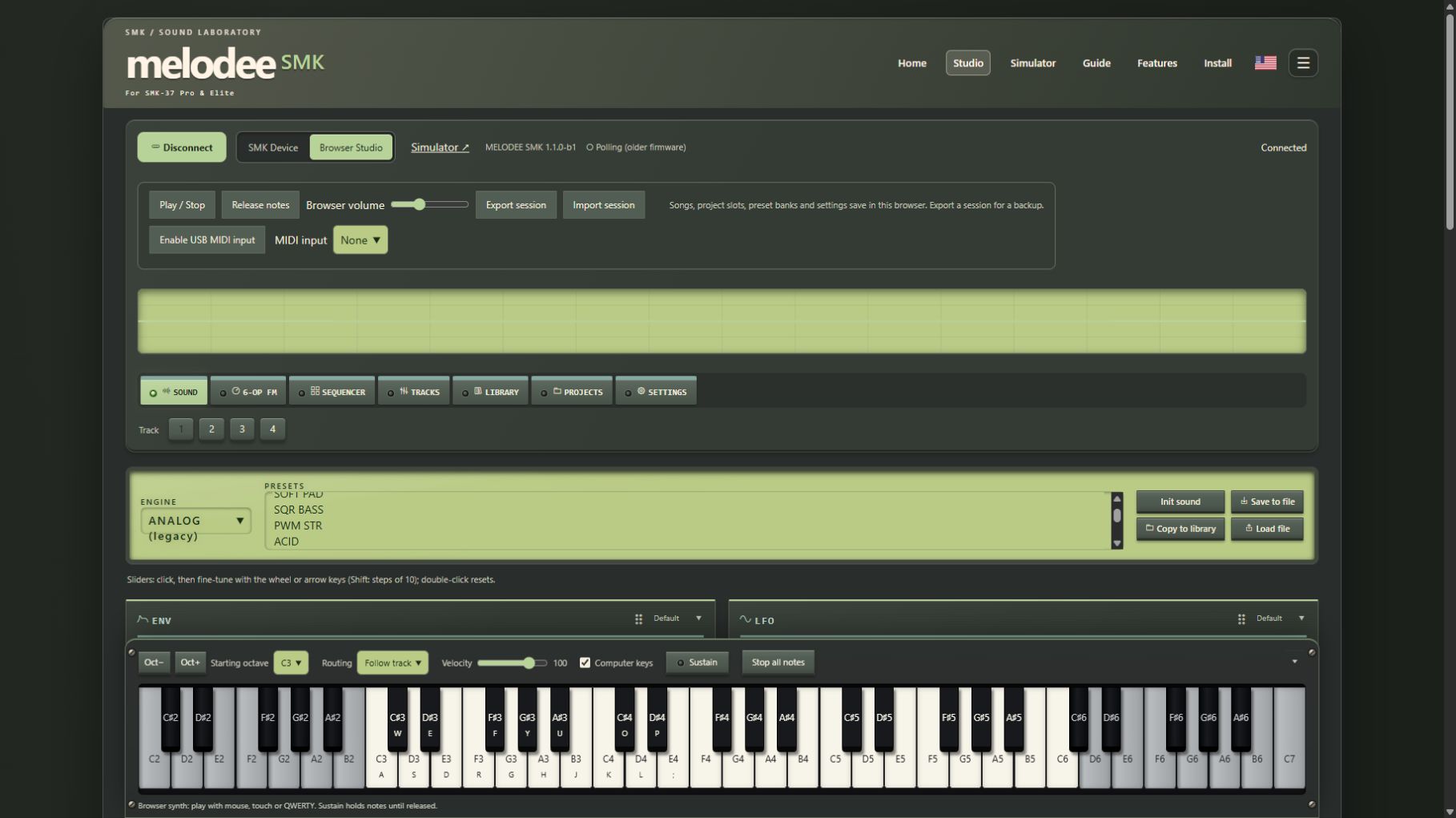 Melodee SMK Studio in Vintage DX7