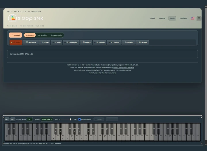 Sloop SMK Studio in the Space Mission theme