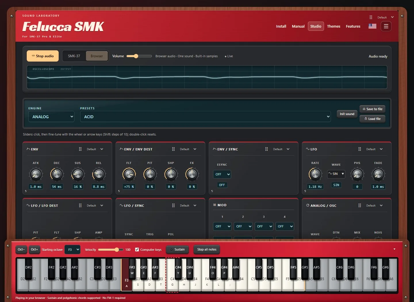 Felucca SMK browser Studio preview